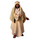 Camel puller standing statue, 10 cm nativity Original Redeemer model, in painted Valgardena wood s1