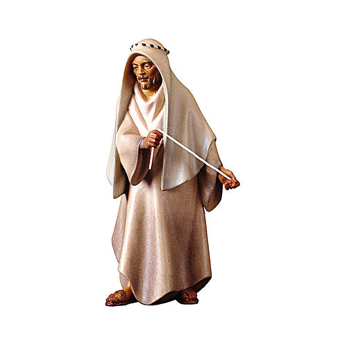 Standing Camel Driver, 12 cm nativity Original Redeemer model, in painted Val Gardena wood 1