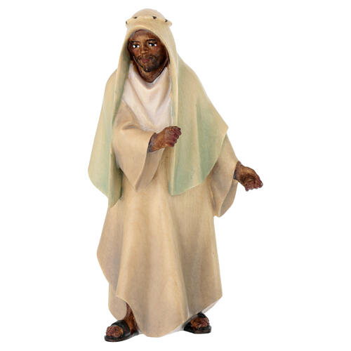 Standing Camel Driver, 12 cm nativity Original Redeemer model, in painted Val Gardena wood 1