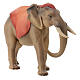 Elefant stehend, Holz coloriert, für 10 cm Heiland-Krippe, Grödner Kunsthandwerk s6