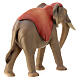 Elefante in piedi presepe Original Redentore legno dipinto in Valgardena 12 cm s5