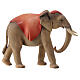 Elefante de pé para presépio Original Redentore de 12 cm madeira pintada Val Gardena s4
