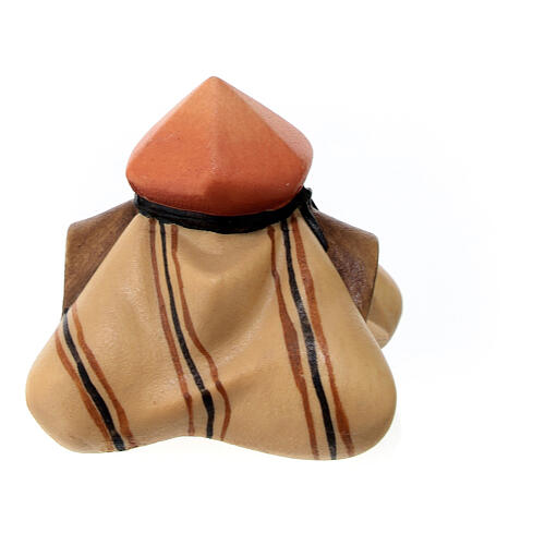 Sattel für stehenden Elefanten, Holz coloriert, für 10 cm Heiland-Krippe, Grödner Kunsthandwerk 6