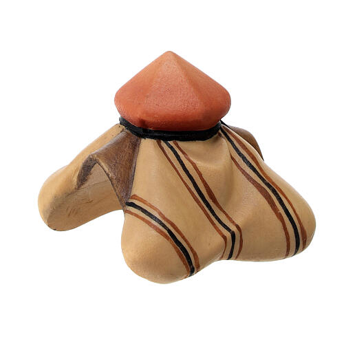 Saddle for standing elephant Original Redeemer nativity scene painted in Valgardena wood 10 cm 2