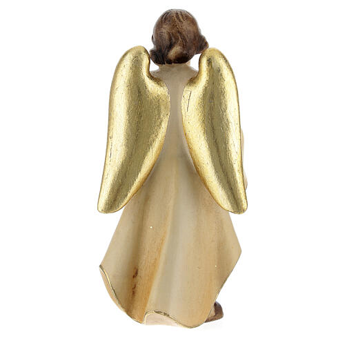 Guardian angel with little girl Original Redentore Nativity Scene in painted wood from Valgardena 10 cm 4