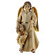 Guardian Angel with Child, 10 cm nativity Original Redeemer model, in painted Val Gardena wood s1