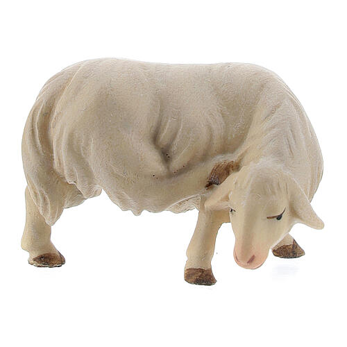 Sheep scratching itself Original Redentore Nativity Scene in painted wood from Valgardena 10 cm 1