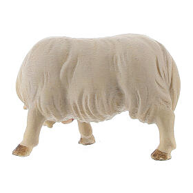 Mouton qui se gratte crèche Original Rédempteur bois peint Val Gardena 10 cm