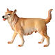 Grazing Dog Statue, 12 cm nativity Original Redeemer model, in painted Val Gardena wood s1
