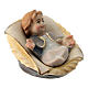 Holy Family Original Cometa Nativity Scene in painted wood from Valgardena 12 cm 4 pieces s5