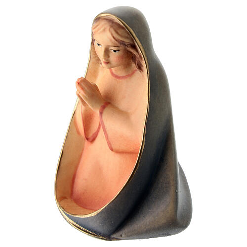 Sacra famiglia per presepe Original Cometa legno dipinto in Valgardena 12 cm 4 pezzi 3