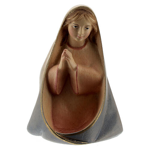 Virgin Mary Original Cometa Nativity Scene in painted wood from Valgardena 10 cm 1