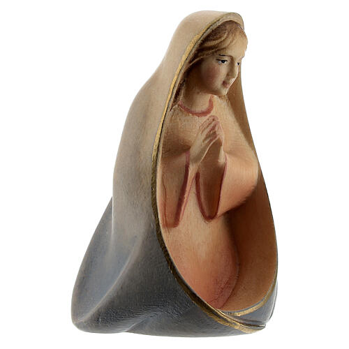 Virgin Mary Original Cometa Nativity Scene in painted wood from Valgardena 10 cm 3