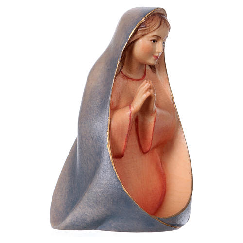 Saint Mary figurine, 12 cm nativity Original Comet model, in painted Val Gardena wood 3