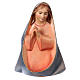Saint Mary figurine, 12 cm nativity Original Comet model, in painted Val Gardena wood s1