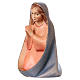 Saint Mary figurine, 12 cm nativity Original Comet model, in painted Val Gardena wood s2