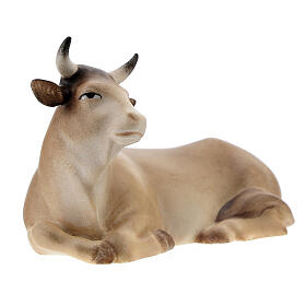 Ochse für Krippe 12cm Mod. Original Cometa Grödnertal Holz