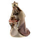 Kneeling Wise Man Original Cometa Nativity Scene in painted wood from Val Gardena 10 cm s2