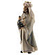 White Wise Man Original Cometa Nativity Scene in painted wood from Val Gardena 10 cm s2