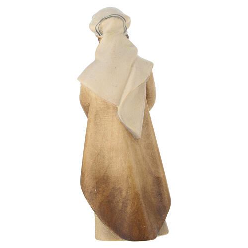 Shepherd that Prays, 10 cm nativity Original Comet model, in painted Val Gardena wood 4