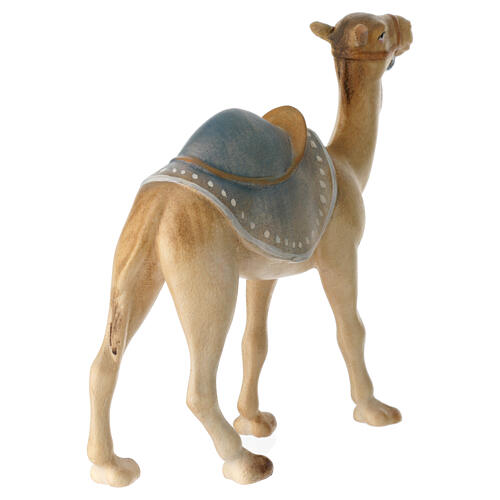 Cammello in piedi presepe Original Cometa legno dipinto in Val Gardena 10 cm 4