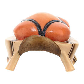 Sattel für stehendes Kamel, Holz coloriert, für 10 cm Komet-Krippe, Grödner Kunsthandwerk