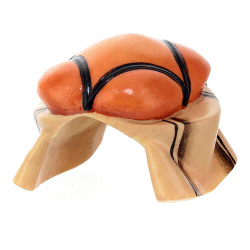 Sella per cammello in piedi per presepe Original Cometa legno dipinto in Valgardena 12 cm 4