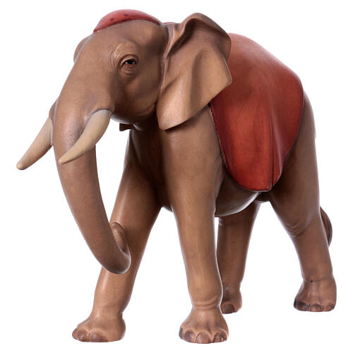 Standing elephant for Original Cometa Nativity Scene of 10 cm, Val Gardena painted wood 3