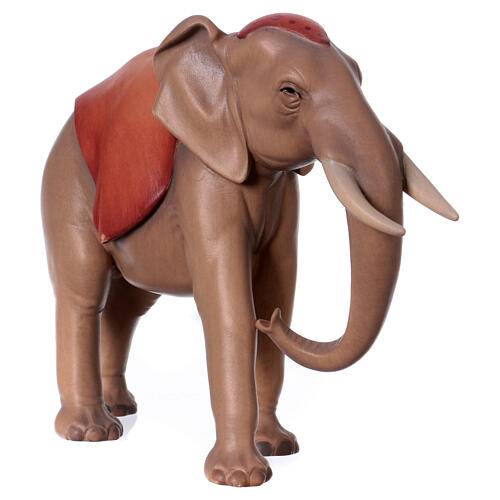 Standing elephant for Original Cometa Nativity Scene of 10 cm, Val Gardena painted wood 5