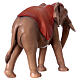 Standing elephant for Original Cometa Nativity Scene of 10 cm, Val Gardena painted wood s9