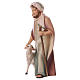 Shepherd with stick and sheep Original Cometa Nativity Scene in painted wood from Valgardena 12 cm s2