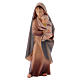 Woman farmer with baby Original Cometa Nativity Scene in painted wood from Valgardena 10 cm s1