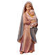 Woman farmer with baby Original Cometa Nativity Scene in painted wood from Valgardena 12 cm s1