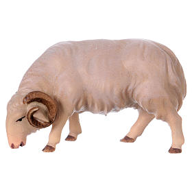 White Ram, 12 cm nativity Original Comet model, in painted Valgardena wood