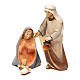 Cometa Holy Family lantern with light Original Cometa Nativity Scene in painted wood from Val Gardena 12 cm s6