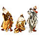 Three Wise Men, 10 cm Original Nativity model, in painted Val Gardena wood s5