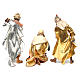 Three Wise Men Original Nativity Scene in painted wood from Val Gardena 12 cm s5