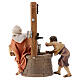 People at the well Original Nativity Scene in painted wood from Val Gardena 12 cm s4