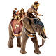 Elephant with saddle and jewels Original Nativity Scene in painted wood from Val Gardena 12 cm s3