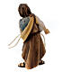 Niño que tira un carnero de rodillas belén Original madera pintada en Val Gardena 10 cm de altura media s6