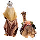 Camellero con camello sentado belén Original madera pintada en Val Gardena 10 cm de altura media s4