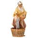 Camel rider with sitting camel Original model painted wood from Val Gardena 12 cm s2