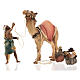 Camellero con camello de pie belén Original madera pintada en Val Gardena 10 cm de altura media s4