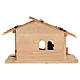 Holy Family with ox and donkey Original model painted wood from Val Gardena 12 cm - 5 pieces s11