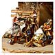 Nativity Scene with Three Wise Men, shepherds, ox and donkey Original Pastore model painted wood from Val Gardena 10 cm - 22 pieces s3