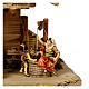 Belén Reyes Magos pastores, buey y burro mod. Original madera pintada en Val Gardena 10 cm de altura media - 22 piezas s5