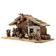 Nativity Scene with Three Wise Men, shepherds, ox and donkey Original Pastore model painted wood from Val Gardena 12 cm - 22 pieces s3
