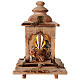 Holy Family in lantern with light Original Pastore Nativity Scene painted wood from Val Gardena 12 cm s2