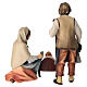 Holy Family with cradle Original Pastore Nativity Scene painted wood from Val Gardena 10 cm s5