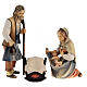 Holy Family with crib Original Pastore Nativity Scene painted wood from Val Gardena 10 cm s4